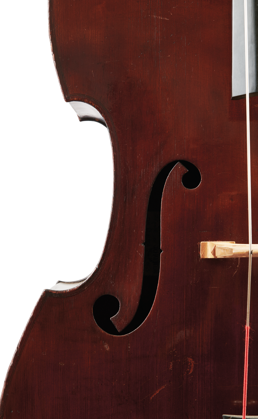 Fuber Double Bass f-hole left
