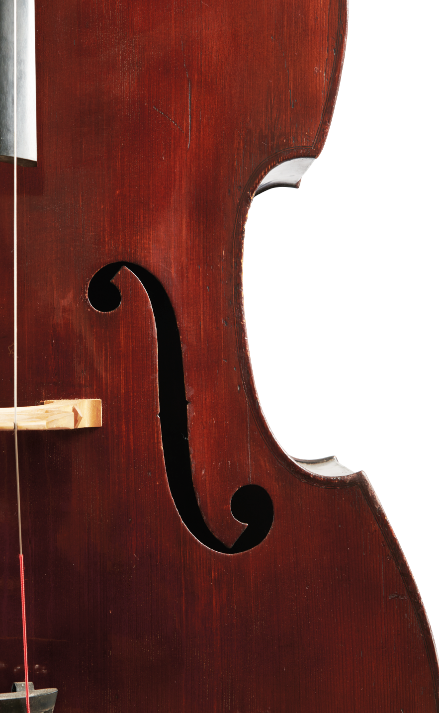 Fuber Double Bass f-hole right