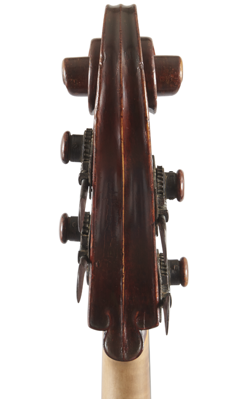 Fuber Double Bass rear scroll