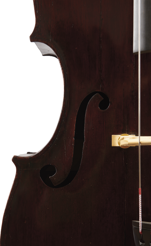 Fuber Double Bass f-hole left