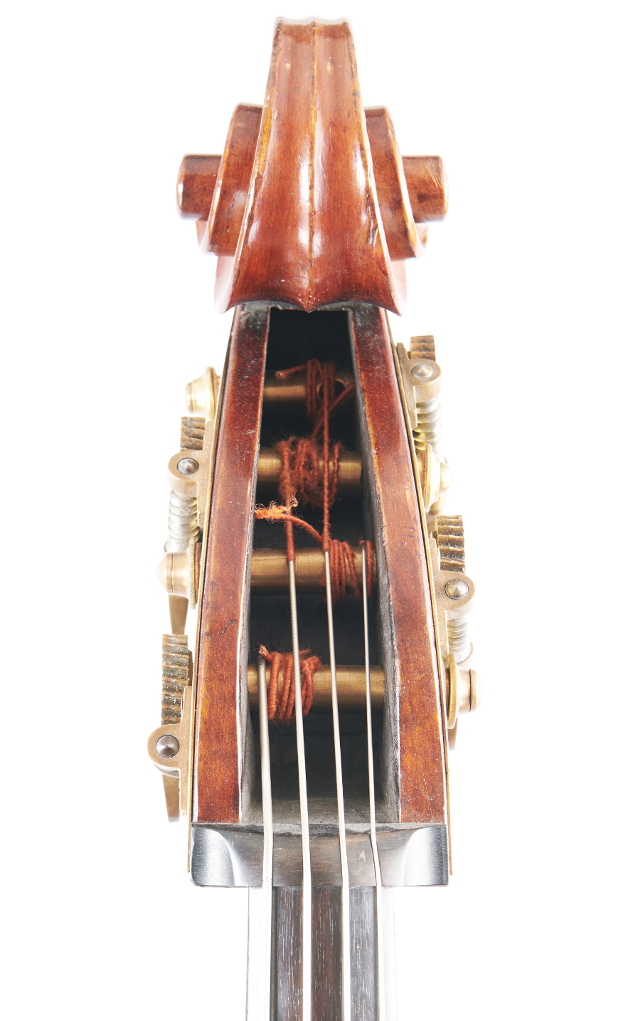 Northern English Double Bass front scroll image