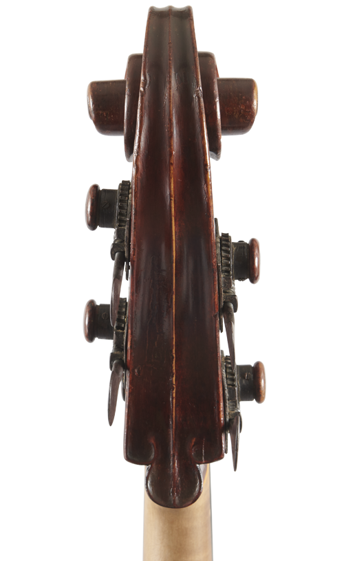 Fuber Double Bass rear scroll