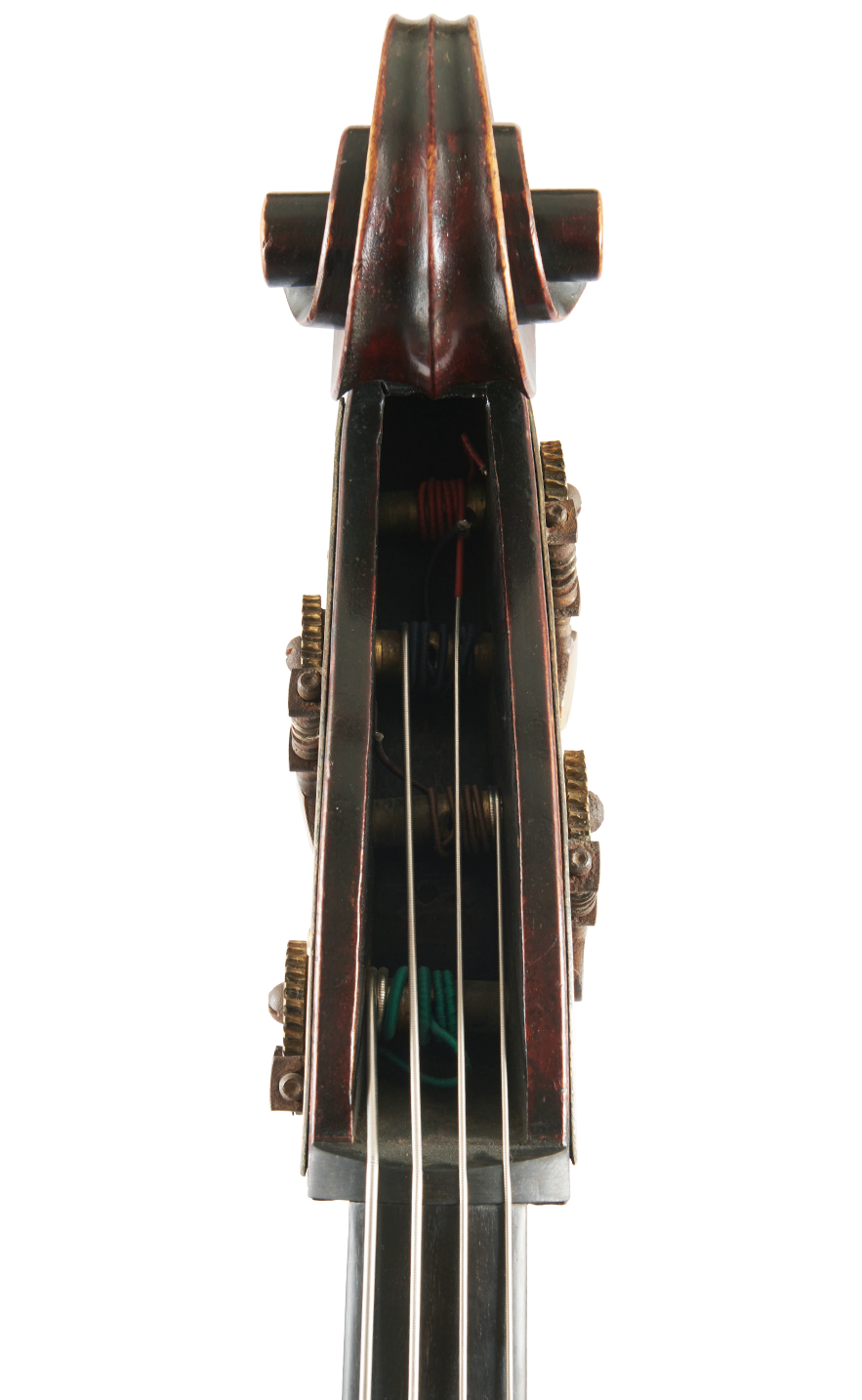 Fuber Double Bass front scroll