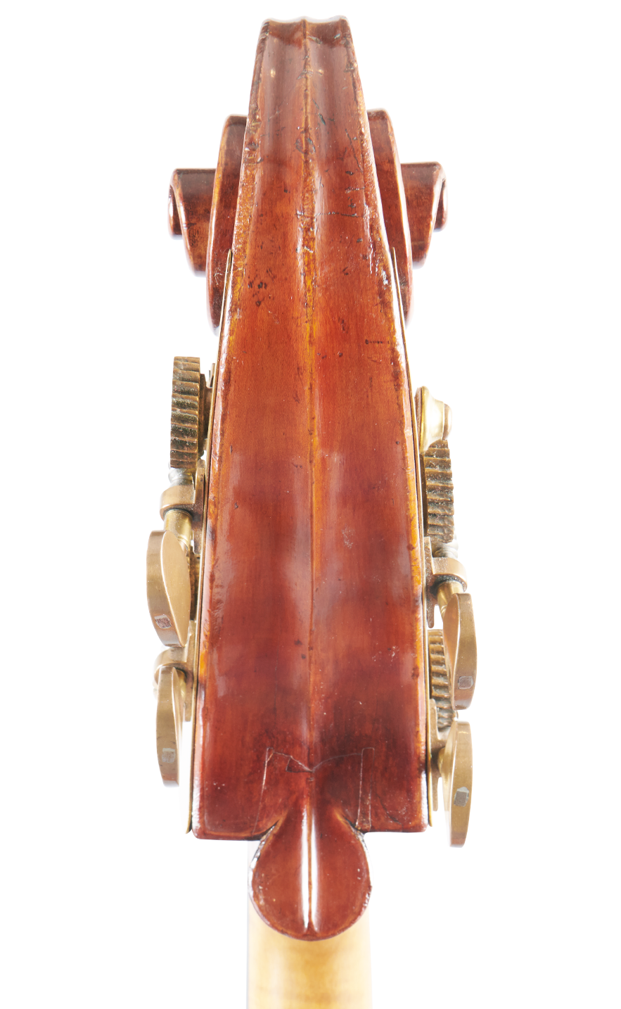 Northern English Double Bass rear scroll image